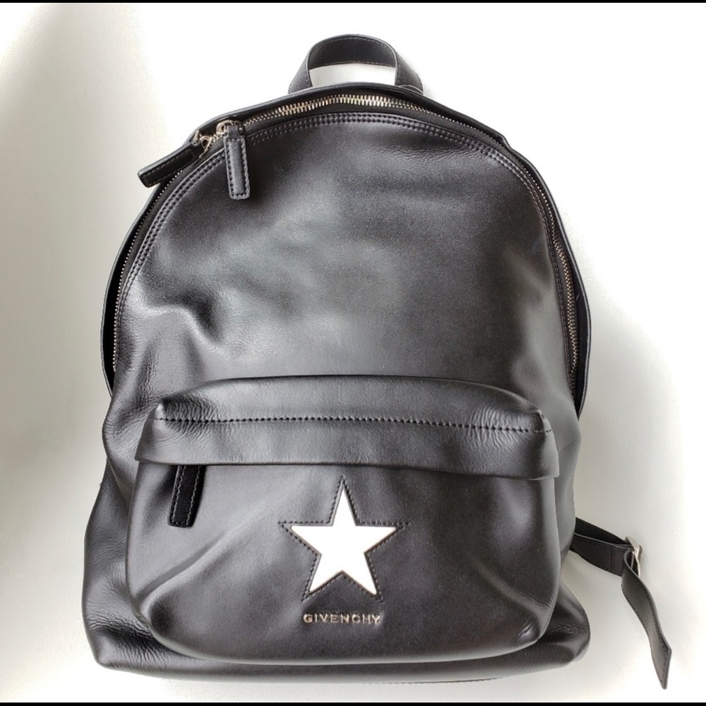 Rare Authentic Givenchy Star Leather Backpack